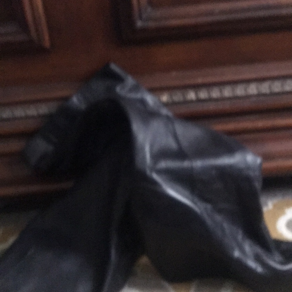 Tall leather boot